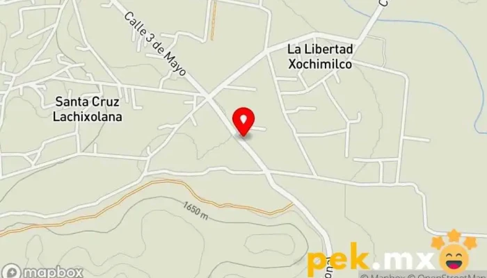 mapa de Servicio Eléctrico Industrial Taller de reparación de motores eléctricos, Taller de reparaciones eléctricas en Santa Cruz Lachixolana