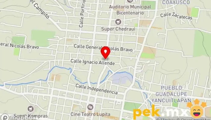 mapa de Servicio Eléctrico Izquierdo Servicio de reparación de sistemas eléctricos para automóviles en Capulhuac de Mirafuentes
