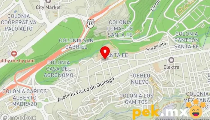 mapa de Servicio eléctrico las 24 hrs Electricista en Álvaro Obregón, Ciudad de México