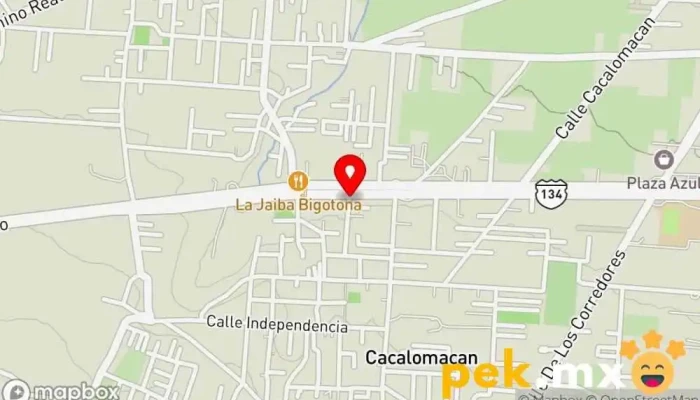 mapa de Servicio Eléctrico Servicio de reparación de sistemas eléctricos para automóviles en Toluca de Lerdo