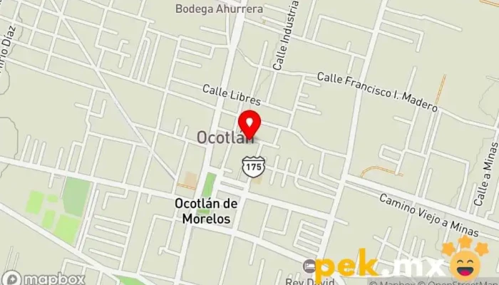 mapa de Servicio Eléctrico Mariscal Taller mecánico en Ocotlán de Morelos