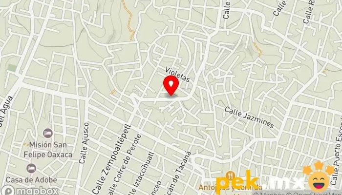mapa de Servicio eléctrico mendez Taller de automóviles, Ingeniero eléctrico en Oaxaca de Juárez