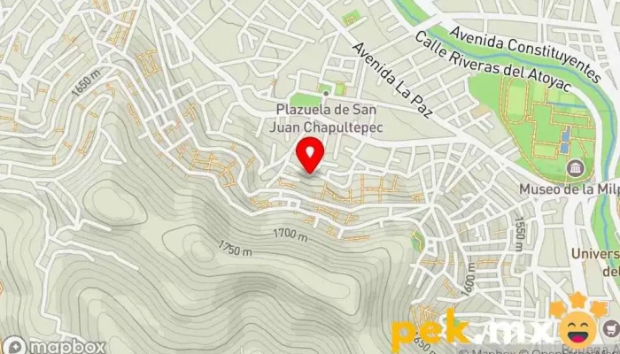mapa de Servicio Electrico Roque Taller de reparación de automóviles en Oaxaca de Juárez