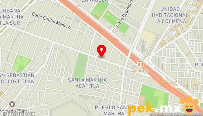 mapa de Servicio Eléctrico Samy Servicio de reparación de sistemas eléctricos para automóviles, Comercio en Iztapalapa, Ciudad de México