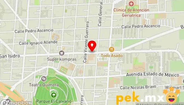 mapa de Servicio Plomeria y electricidad Electricista en Metepec
