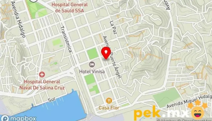 mapa de Servicio Técnico Especializado Contratista de aire acondicionado, Servicio de instalación eléctrica en Salina Cruz