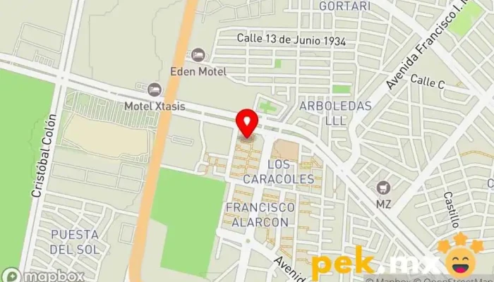 mapa de Servicios de Electricidad Electricista en Mazatlán