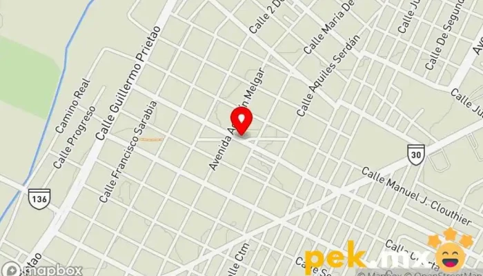 mapa de SERVICIOS ELÉCTRICOS Y REFRIGERACIÓN CANO Electricista en Santa Rosalía de Camargo