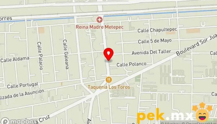 mapa de Servicios en Cerrajería Álvarez Cerrajero en San Mateo Atenco