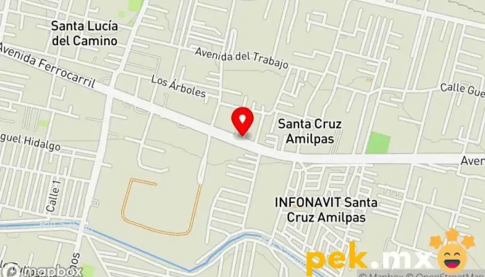 mapa de Servicios Integrales Expréss Ferretería en Santa Cruz Amilpas