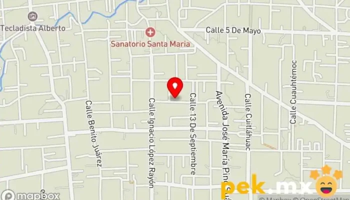 mapa de Servicios integrales y mantenimiento Electricista en San Pablo Autopan