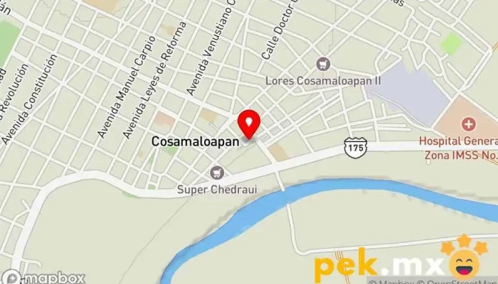 mapa de Servicios y Refacciones 