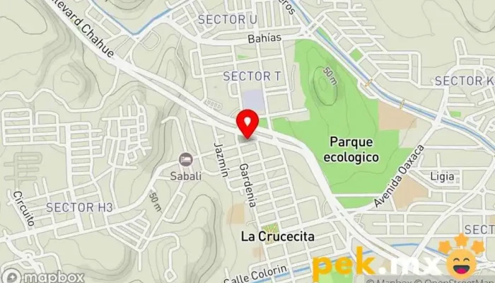 mapa de ServiHogar Electricista, Carpintero, Servicio de jardinería, Contratista de albañilería, Comercio en Crucecita
