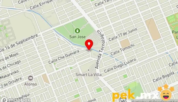 mapa de Servitodo Servicio de instalación eléctrica en Chihuahua