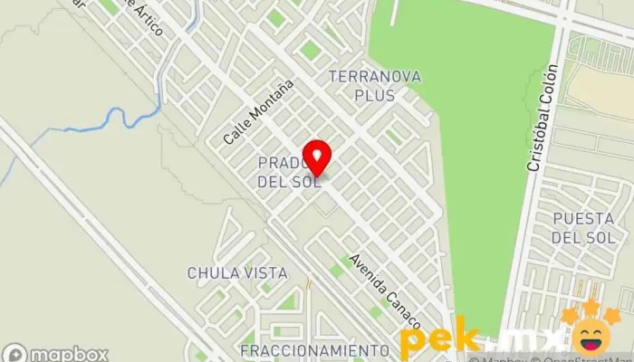mapa de SES SOLUCIONES ENERGETICAS DE SINALOA  en Mazatlán
