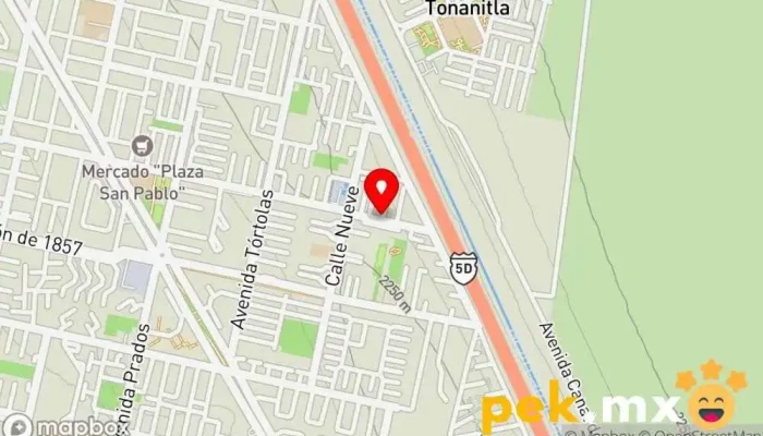 mapa de SIIELEC Servicio de instalación eléctrica en San Pablo de las Salinas