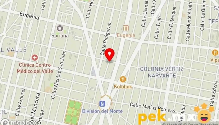 mapa de Sima Plomería y Electricidad 24 horas¡¡ Servicio de instalación eléctrica en Benito Juárez, Ciudad de México