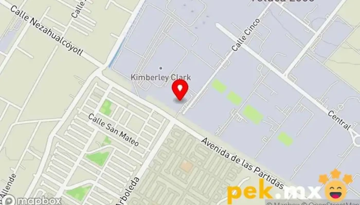 mapa de Simón Eléctrica de México SA de CV Fabricante de artículos electrónicos, Tienda de iluminación en Toluca de Lerdo