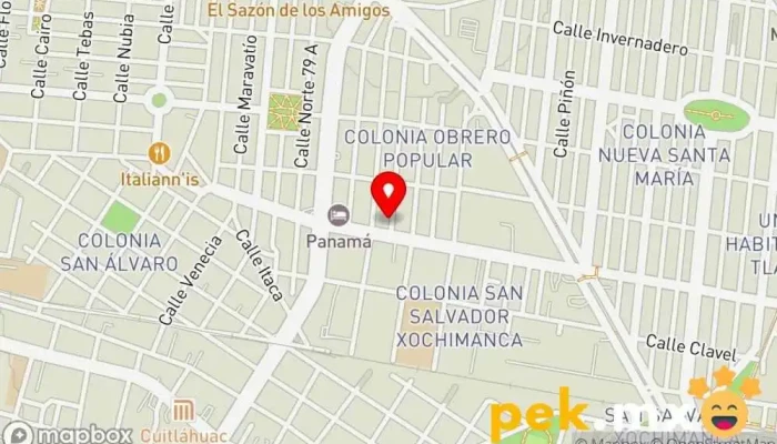 mapa de SIMTEC Empresa de construcción, Ingeniero civil, Servicio de instalación eléctrica, Electricista, Equipos y soluciones de energía, Ingeniero, Contratista general, Persona de mantenimiento, Planta depuradora en Azcapotzalco, Ciudad de México