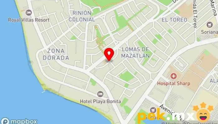 mapa de Smar México Electricista en Mazatlán
