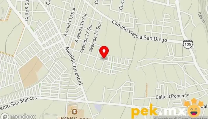 mapa de SOLERICH ENERGÍA  en Tehuacán