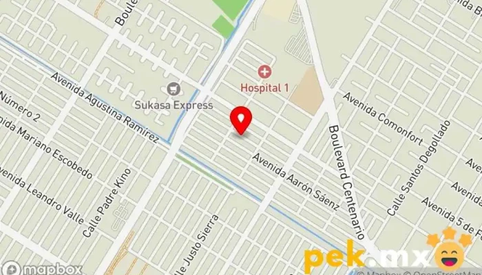 mapa de Soluciones Con Ingenio Compañía eléctrica en Los Mochis