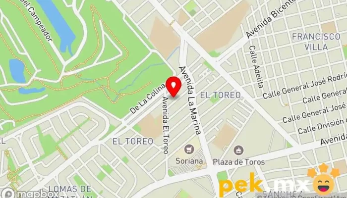 mapa de Soluciones Eléctricas Emx Electricista en Mazatlán