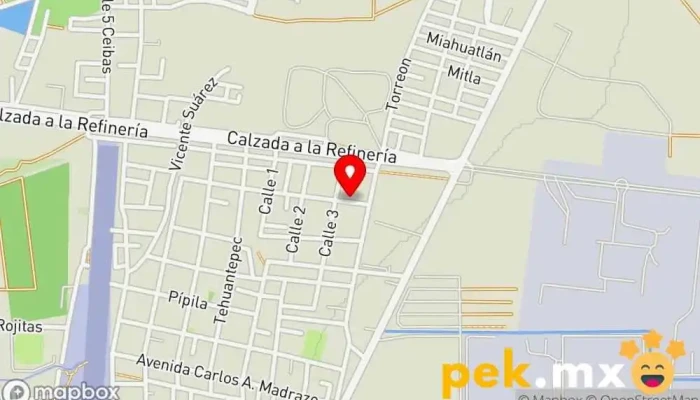 mapa de SRENTA Taller de reparaciones eléctricas en Salina Cruz