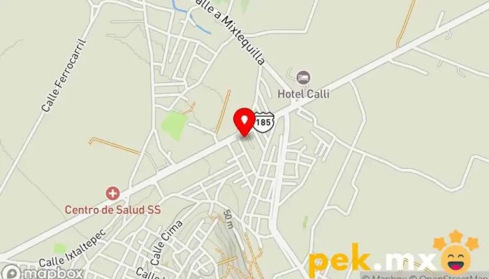 mapa de Subestación De Luz De Tehuantepec, Oax. Compañía eléctrica en Santo Domingo Tehuantepec