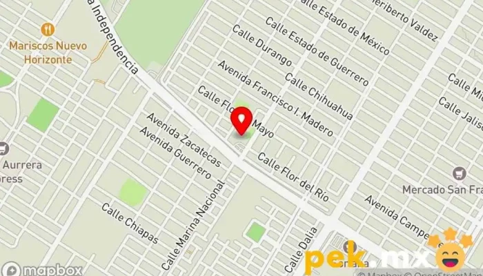 mapa de Suno Energía  en Los Mochis