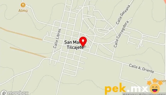 mapa de Taller Alebrijes Mendez Ortega Tienda de suministros para trabajar la madera en Oaxaca