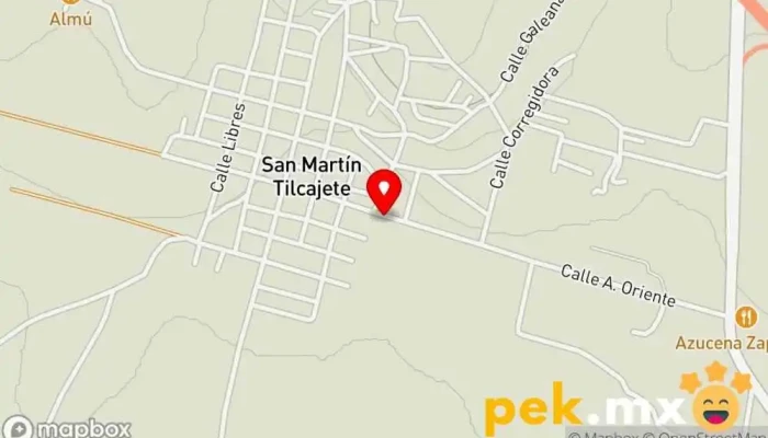 mapa de Taller Efrain Fuentes y Silvia Galería de arte en San Martín Tilcajete