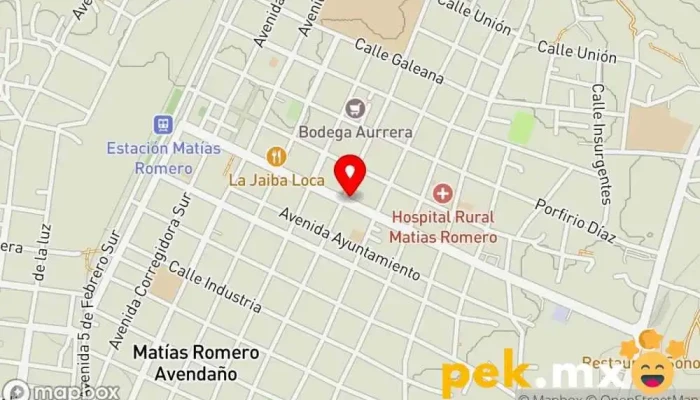 mapa de Taller Elect.Fonseca Servi-Climas Comedor social en Matías Romero Avendaño