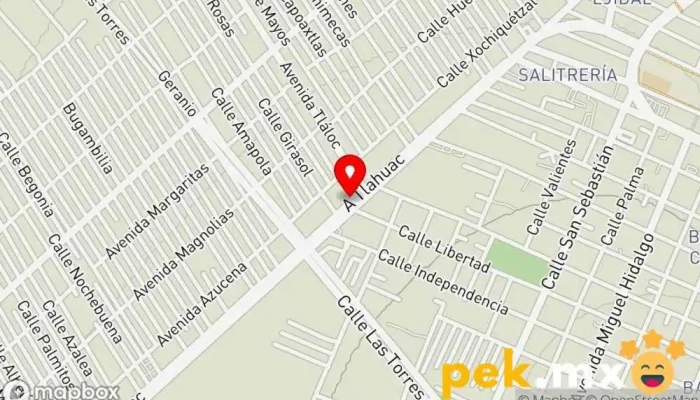 mapa de Taller Eléctrico Automotriz Isaac Taller mecánico en Chalco de Díaz Covarrubias
