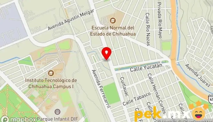 mapa de Taller Eléctrico Zubia Electricista en Chihuahua