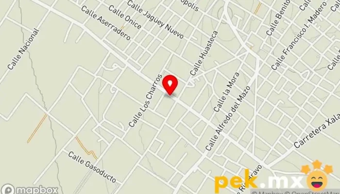 mapa de Taller Mecanico y Servicio Electrico 