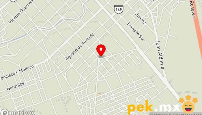 mapa de Taller Peralta Electricista en Víctor Rosales