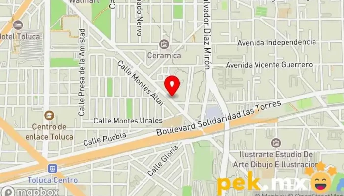 mapa de taller villafaña Taller de automóviles, Servicio de alquiler de coches en Toluca de Lerdo