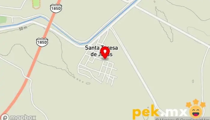 mapa de TANQUE DE AGUA POTABLE DE SANTA TERESA DE JESUS Compañía suministradora de agua en Santa María Mixtequilla
