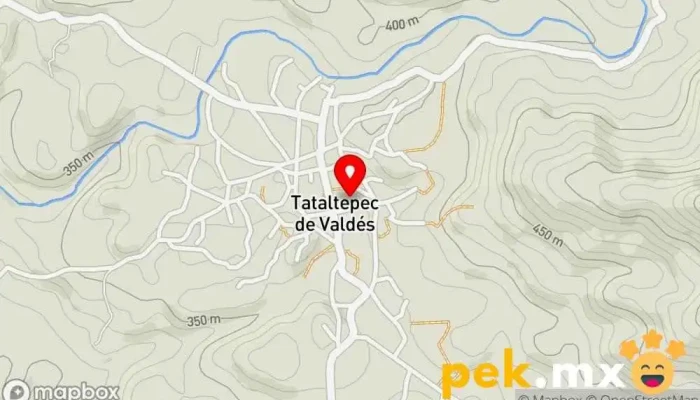 mapa de Tataltepec de Valdés  en Oaxaca
