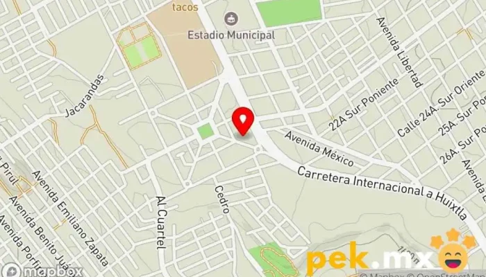 mapa de Técnico Electricista Comitán de Domínguez Electricista en 