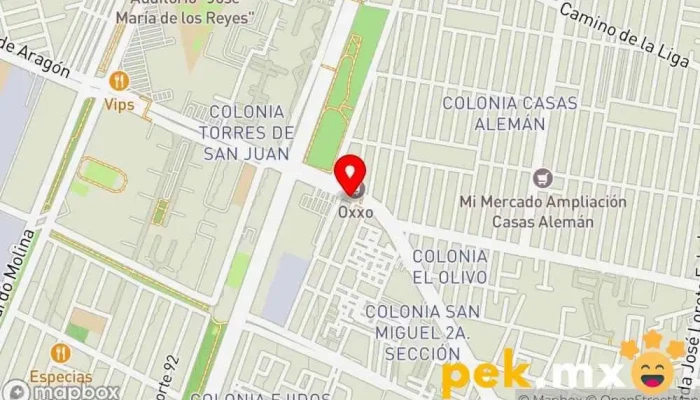 mapa de Tecnico Electricista Electricista en Gustavo A. Madero, Ciudad de México