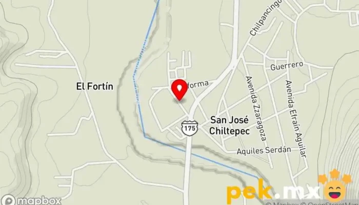 mapa de Tecnoelectric Tienda de electrónica en San José Chiltepec