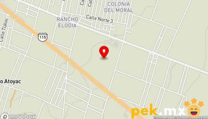 mapa de Tecnológico de Estudios Superiores de Chalco Universidad en Chalco de Díaz Covarrubias