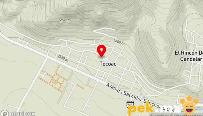 mapa de Tecoac  en Tecoac