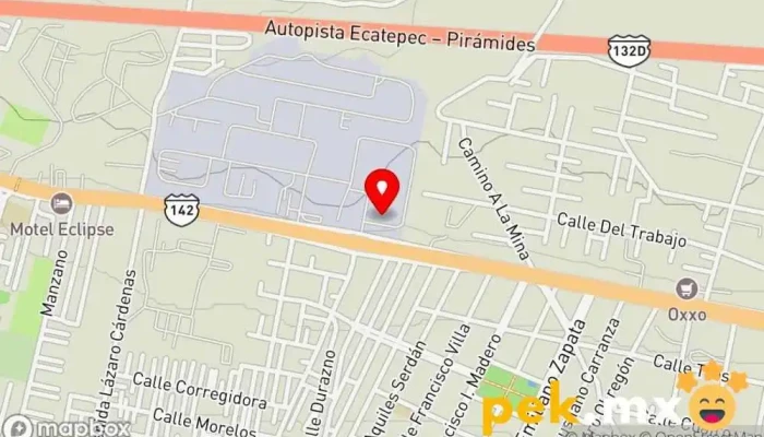 mapa de Termoelectrica Ecatepec  en Tepexpan