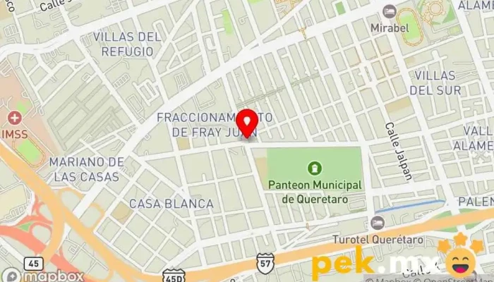 mapa de Tesla Soluciones Eléctricas Electricista en Santiago de Querétaro