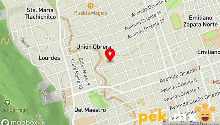 mapa de The Locksmith Cerrajero en Orizaba
