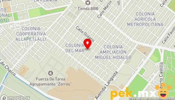 mapa de Tlapalería Ferremati Tienda de herramientas, Tienda de materiales para la construcción, Electricista, Pintura, Proveedor de tuberías, Fontanero, Tienda de herramientas y troqueles en Tláhuac, Ciudad de México