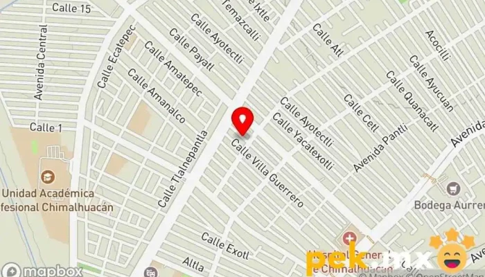 mapa de TRABAJOS DE ELECTRICIDAD ,CCTV, VOZ DATOS Constructor en Chimalhuacán